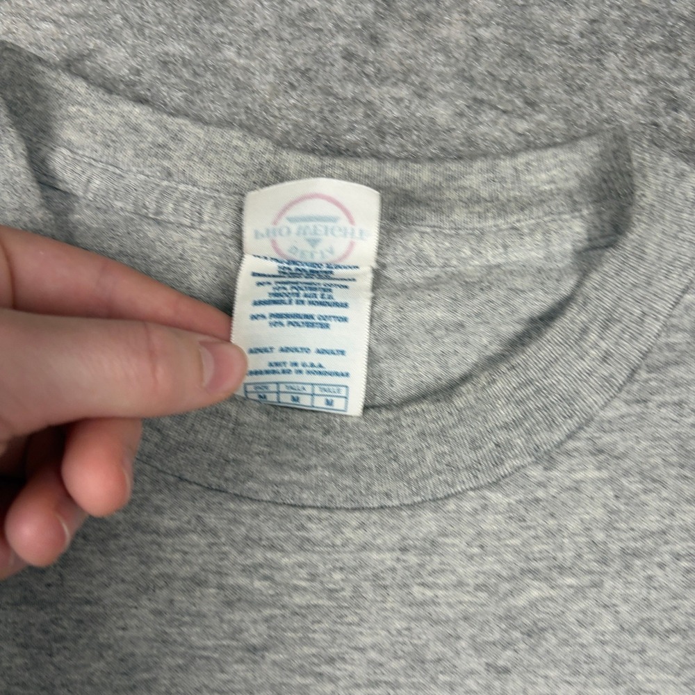 Grabbabootie Graphic T-Shirt Mens Medium Grey Funny Humor Vintage Y2K 90s Surf - Picture 8 of 16